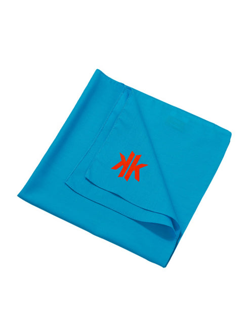 Scarf PBK Neon Orange Velvet - Turquoise